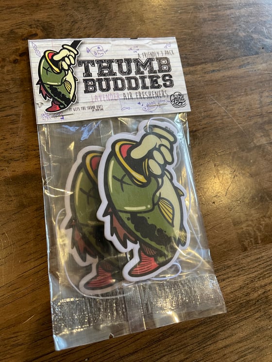 Image of THUMB BUDDIES. Air freshener 