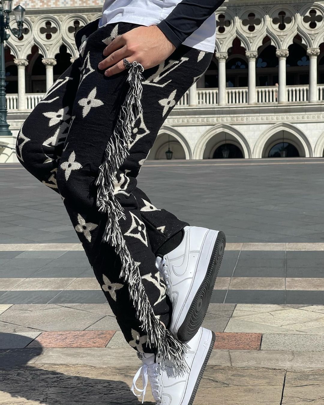 LV Blanket Pants | Savage Statement