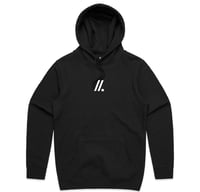 Dashed Logo Hoodie - Black