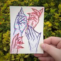 HAND STUDY PRINT