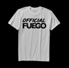 Black Logo On White T-Shirt