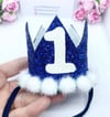 Boys pompom Birthday cown