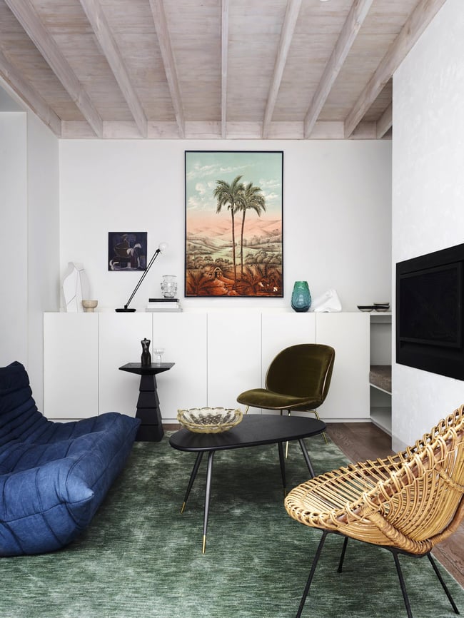 Phoenix Sylvestris | Retro Tropical Print | Palm tree Poster | Vintage Forest Landscape