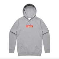 Boxed Logo Hoodie - Grey