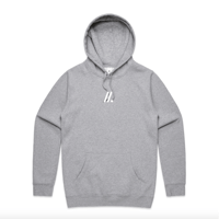 Dashed Logo Hoodie - Grey