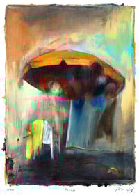 Image 2 of Artprint / kunsttryk / "Parasol" / 50x70 cm
