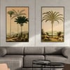Palm trees of South America | Retro Tropical Print | Palm tree Poster | Vintage Forest Landscape