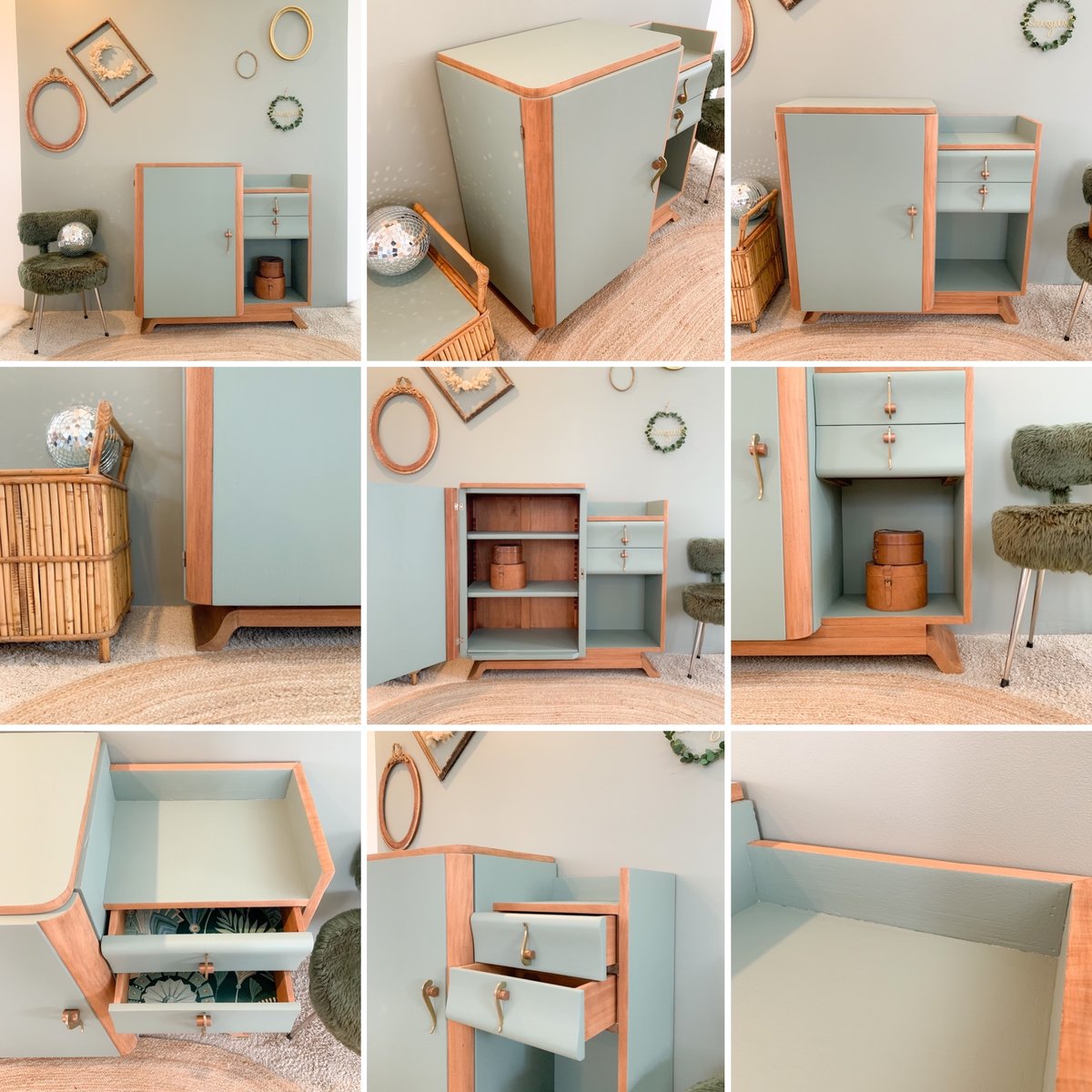 Image of VENDUE/SOLD OUT Commode Asymétrique Mint