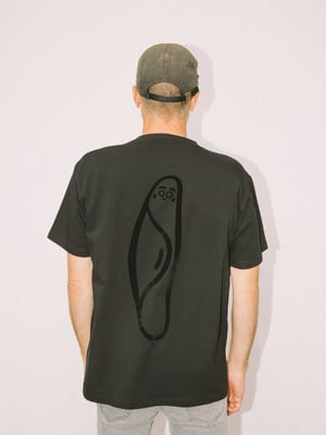 T-shirt ROŽOK —  black