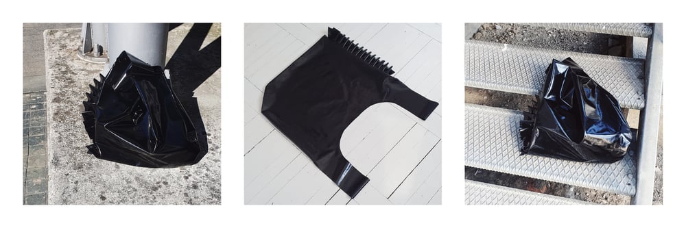 nakupovalna vrečka ECO - črni lak // ECO shopping bag - black lack