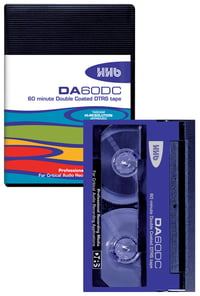 HHB DA60DC 60 Minute Tascam Approved DTRS Tape in an Album Case (10 Pack)