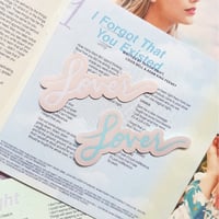 Image 1 of Lover Text Patches 