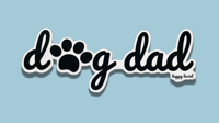 Image 1 of Dog Dad Sticker