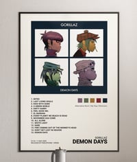 Image 4 of Gorillaz - Demon Days Album Cover Poster, Gorillaz Wallpaper
