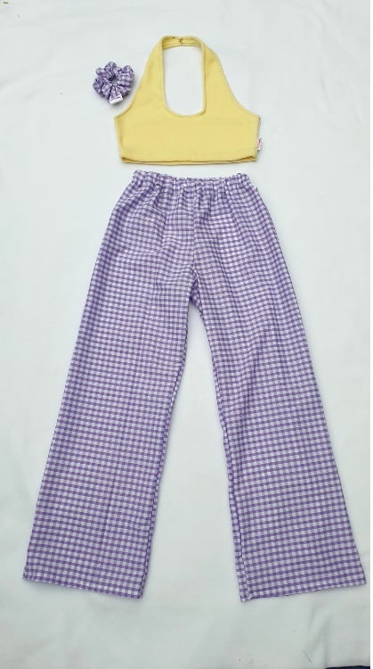 Gingham trouser co-ord 