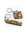 NCDH Wooden Keychains