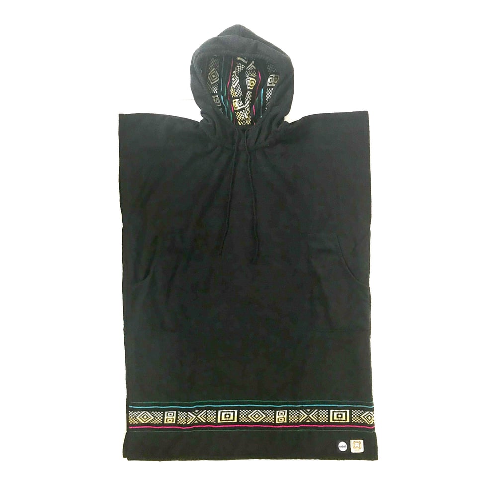 Image of Sushift x Pakal Poncho - Cross & Square Pattern