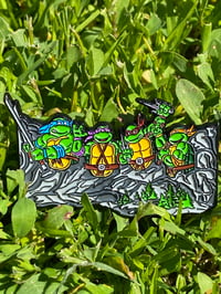 Mt. Rushmore teenage mutant ninja turtles 
