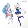 Konosuba X Re;Zero "Emilia X Aqua" Sticker Pack