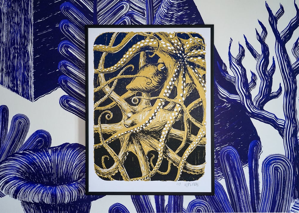 Image of Octopuses (gold)