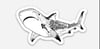 Tiger Shark Sticker