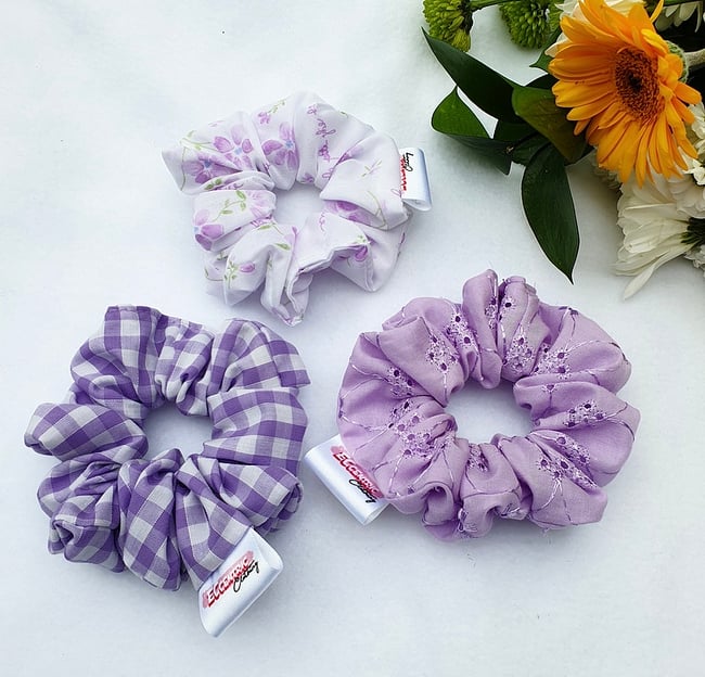 Spring scrunchies 