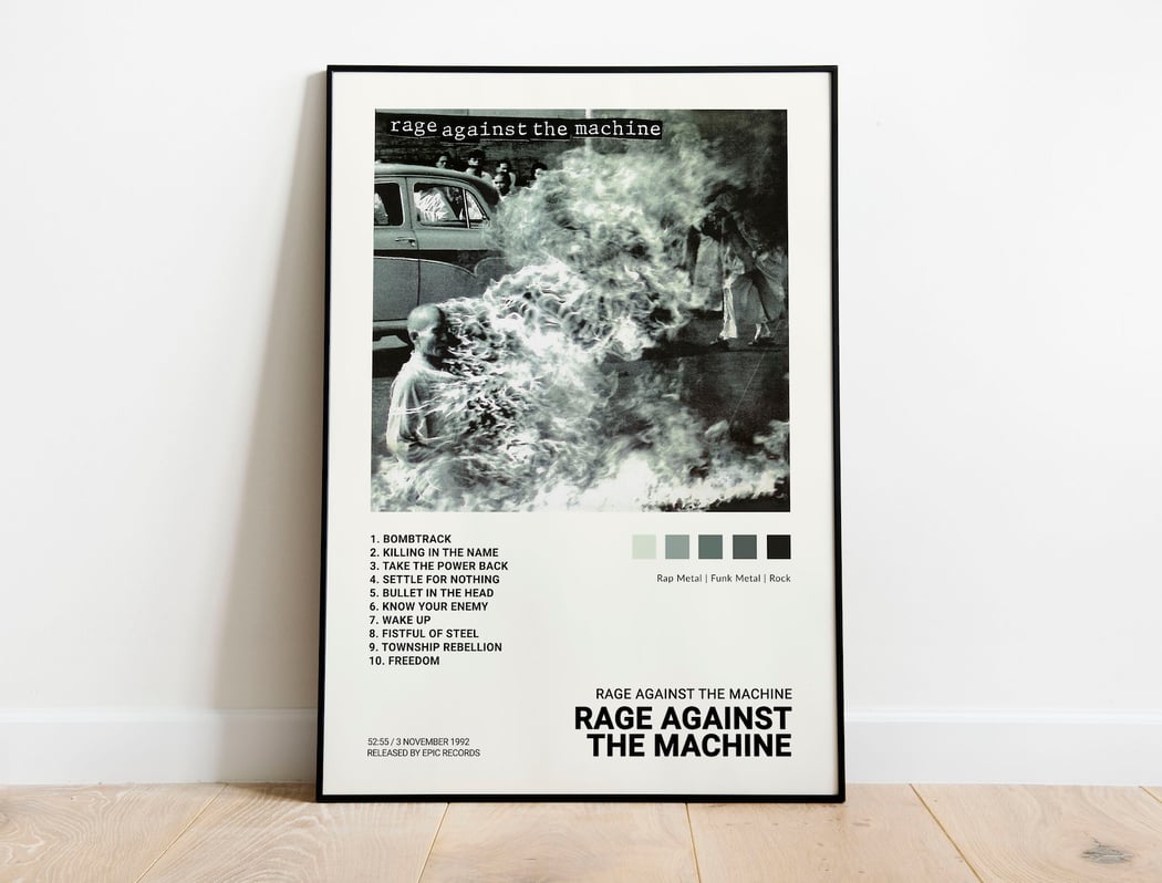 RATM - Rage Against the Machine Album Cover Poster | Architeg Prints