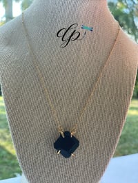 Image 2 of Natural Agate Stone Necklace.