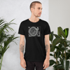 LND Turntable White on Black Unisex T