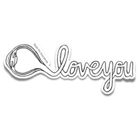 Eye Love You: B + W