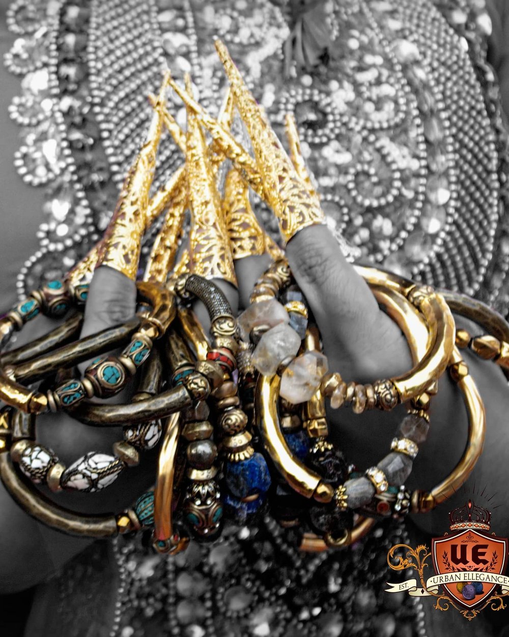 Image of UrbanEllegance Dharma Bangles