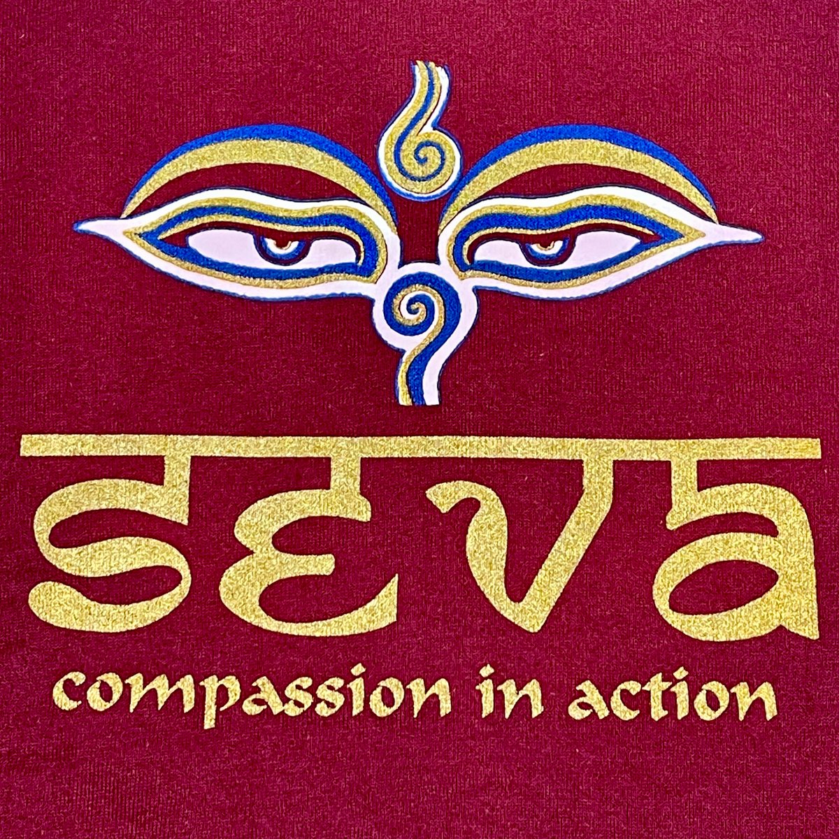 Original Vintage Grateful Dead 1990's Seva Long Sleeve Crewneck Sweatshirt!! - SMALL or MEDIUM