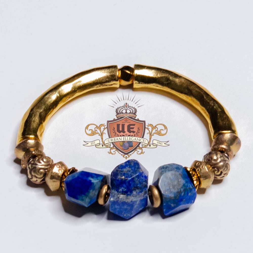 Image of Bury Me In Lapis Dharma Bangle