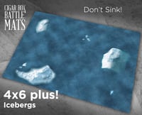 Image 1 of Icebergs #1060 -- 6'x4' plus