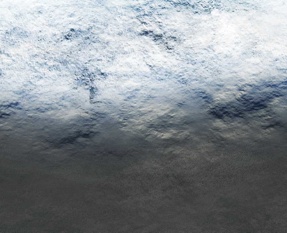 Image of Ice Planet Shoreline #1050 -- 6'x4' plus