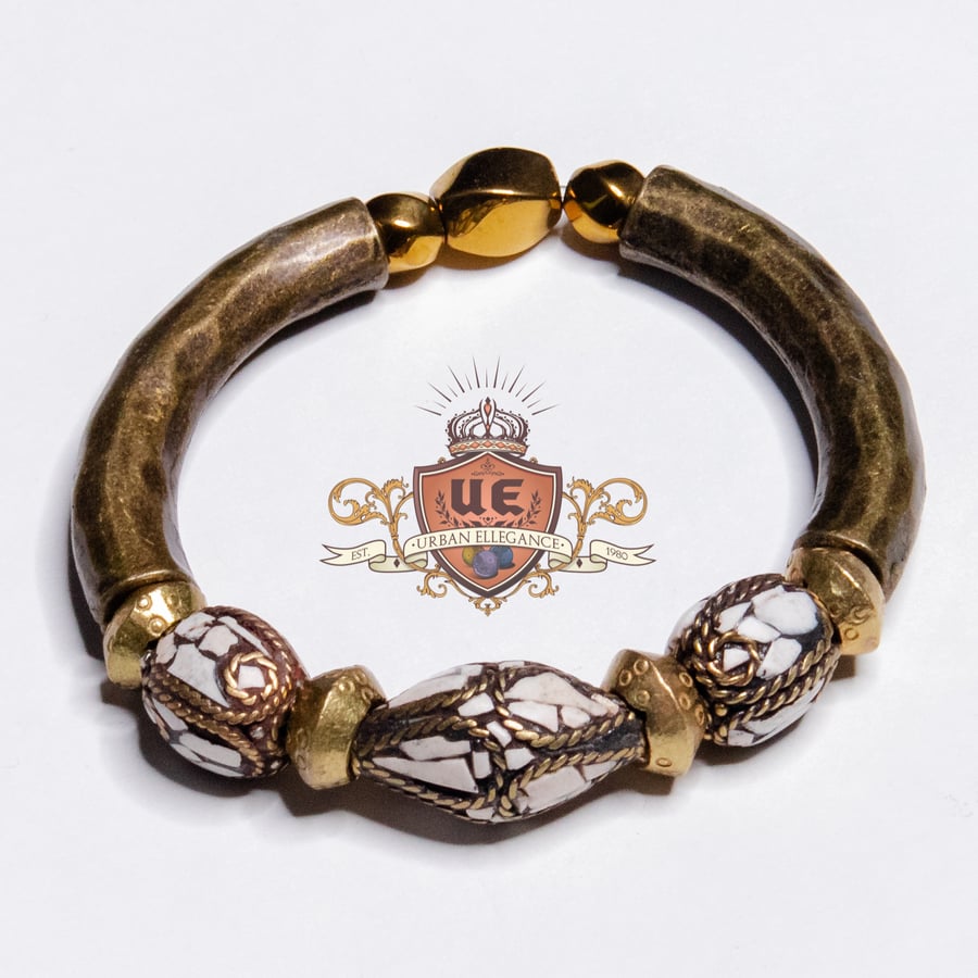 Image of Imperial Ivory Dharma Bangle