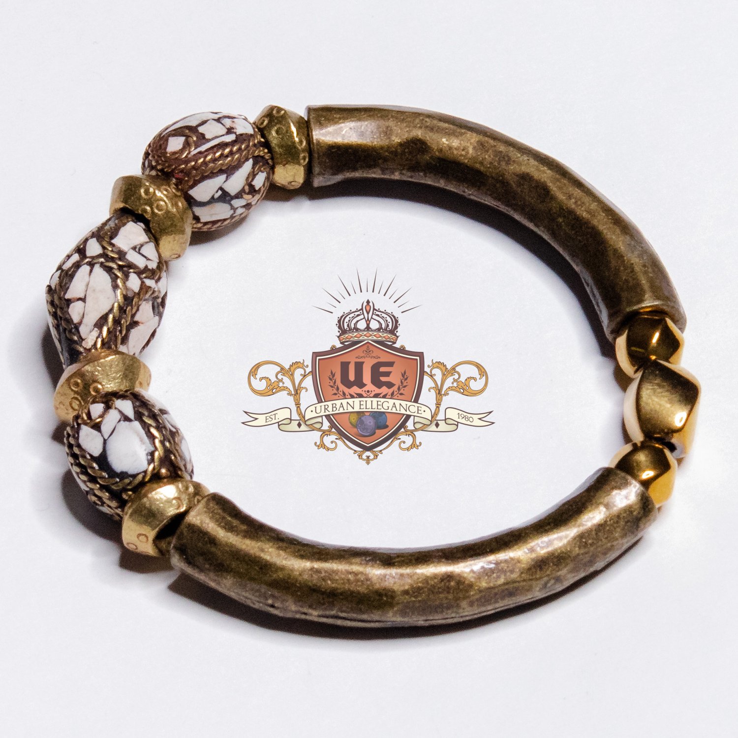 Image of Imperial Ivory Dharma Bangle