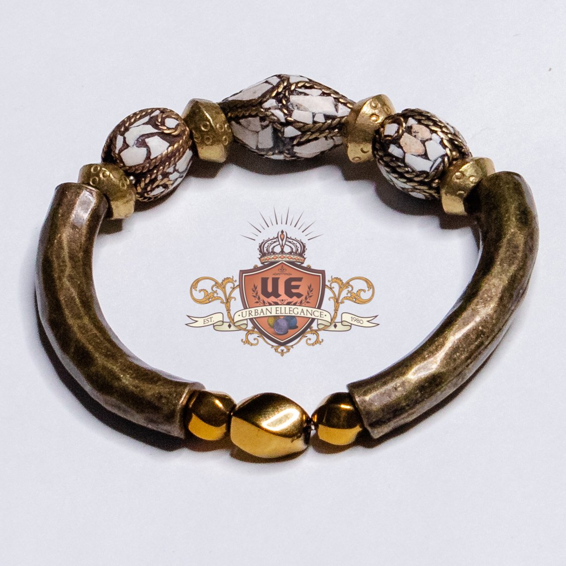 Image of Imperial Ivory Dharma Bangle