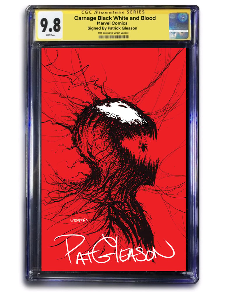 Image of LAST ONE! CGC SIGNATURE SERIES 9.8 - CARNAGE BLACK WHITE & BLOOD #1 - VIRGIN WEB-HEAD EXCLUSIVE