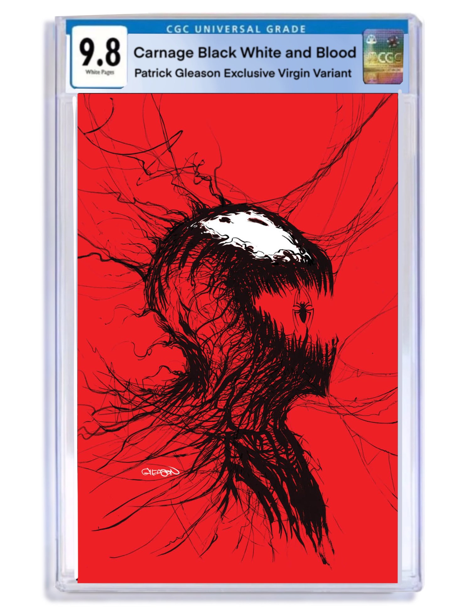 Image of CGC 9.8 - CARNAGE BLACK WHITE & BLOOD #1 - VIRGIN WEB-HEAD EXCLUSIVE