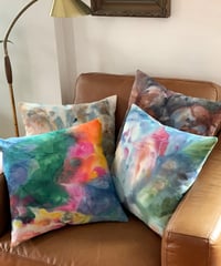 Image 1 of HAND SEWN CANVAS PILLOW COVERS