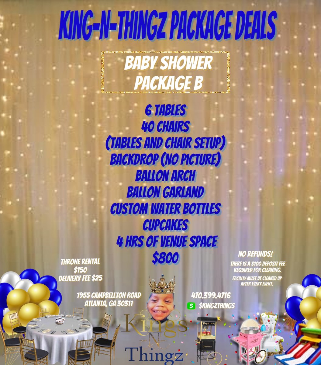 Baby Shower Package B Kingznthings