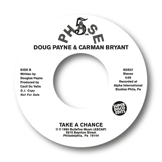 Carman Bryant & Douglas Payne "Midnight Star"/"Take a chance" Phase 5 PROMOS