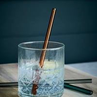 Image 3 of Set of coloured glass straws