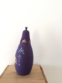 Image 2 of Reserved for Tatiana. Aubergine Kokeshi Doll