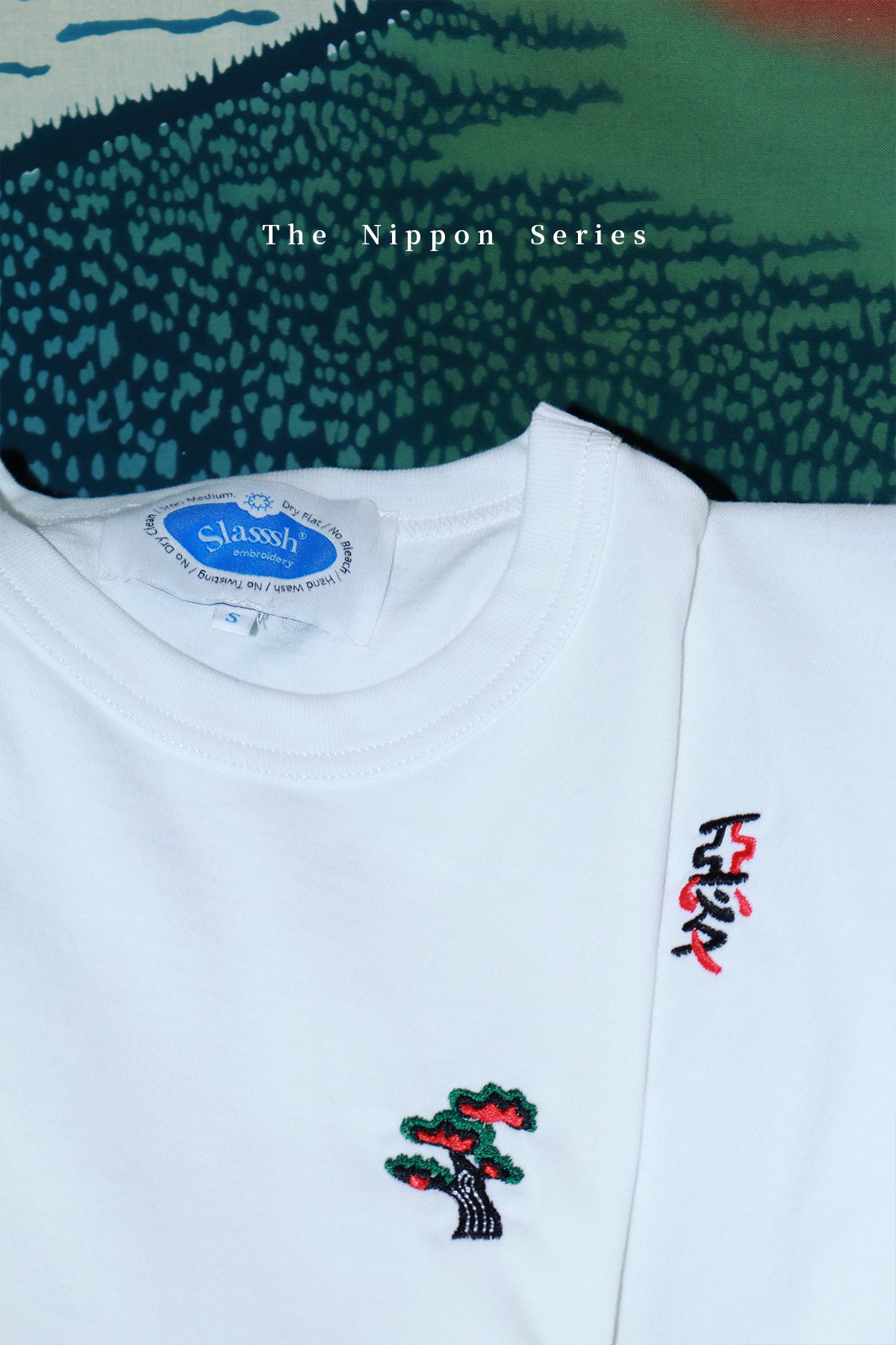 Graphic Embroidery Tee - The Nippon Series Embroidery Tee
