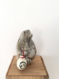 Image 3 of Porcelain Racoon - Grey