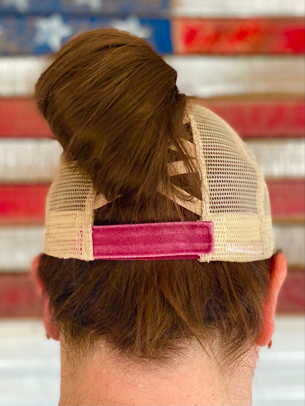 Pony Tail Hat - White Buffalo - Flatanders