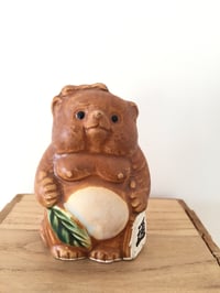 Image 2 of Vintage Porcelain Racoon / brown