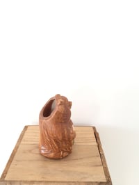 Image 3 of Vintage Porcelain Racoon / brown